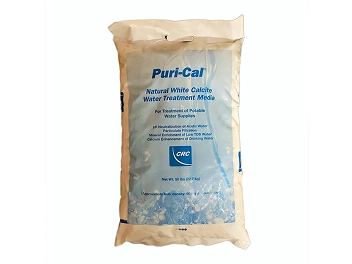 Calcita / medio filtrante remineralizador