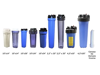 Carcasas para filtros de agua